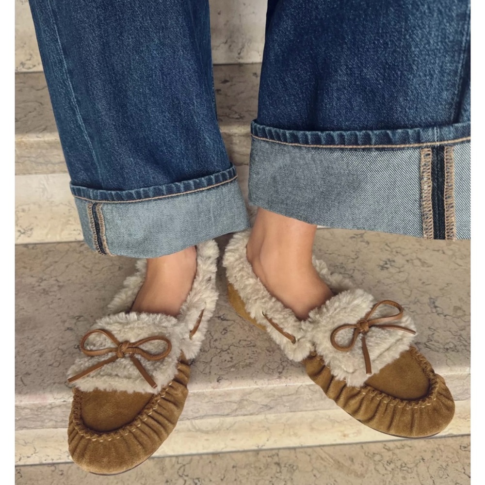NWT COMBINED SPLIT LEATHER LOAFERS